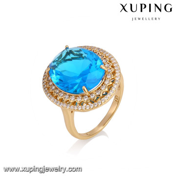 14762 New design ladies finger ring, luxury jewelry royal diamond zircon ring